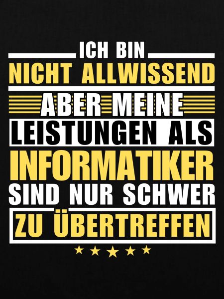 Unübertroffene Leistung als Informatiker