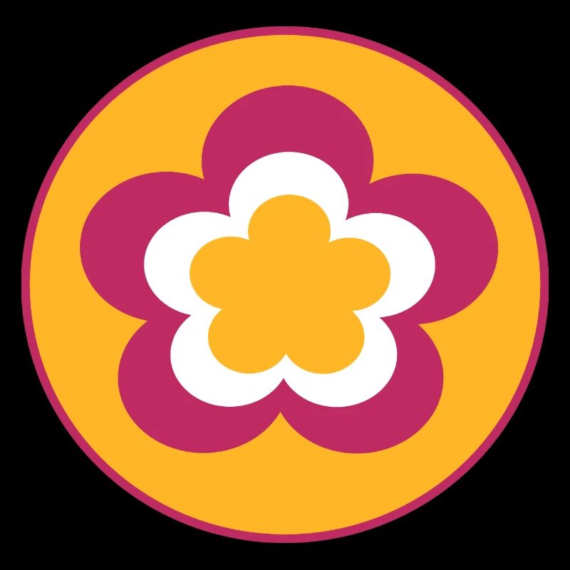 70s Flower Pattern Retro Hippie Flowers Power