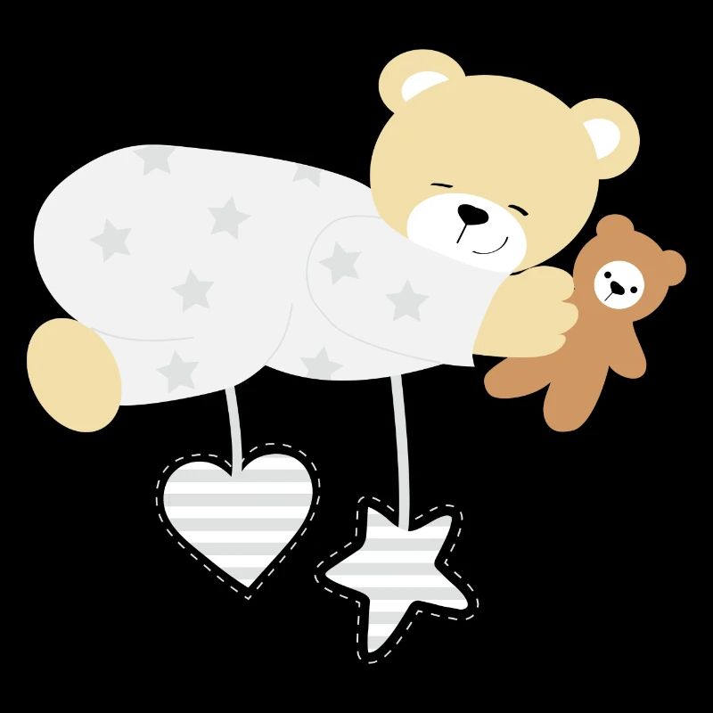 Schlafbär mit Teddy