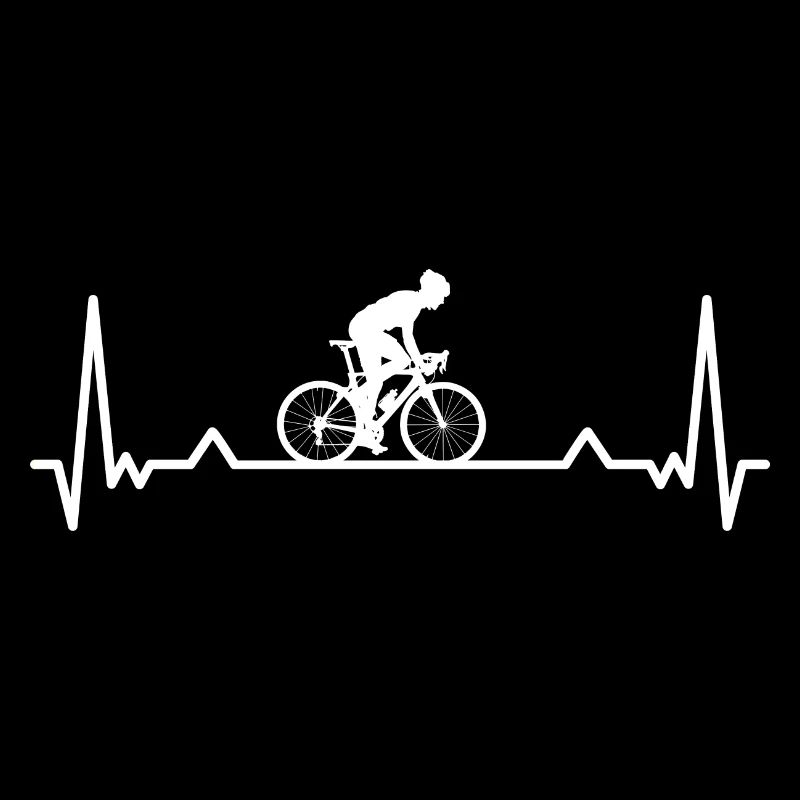 Vélo de course battement de coeur vélo