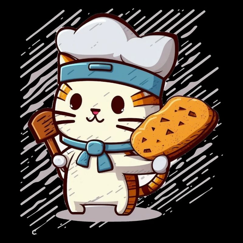 Katze Bäcker