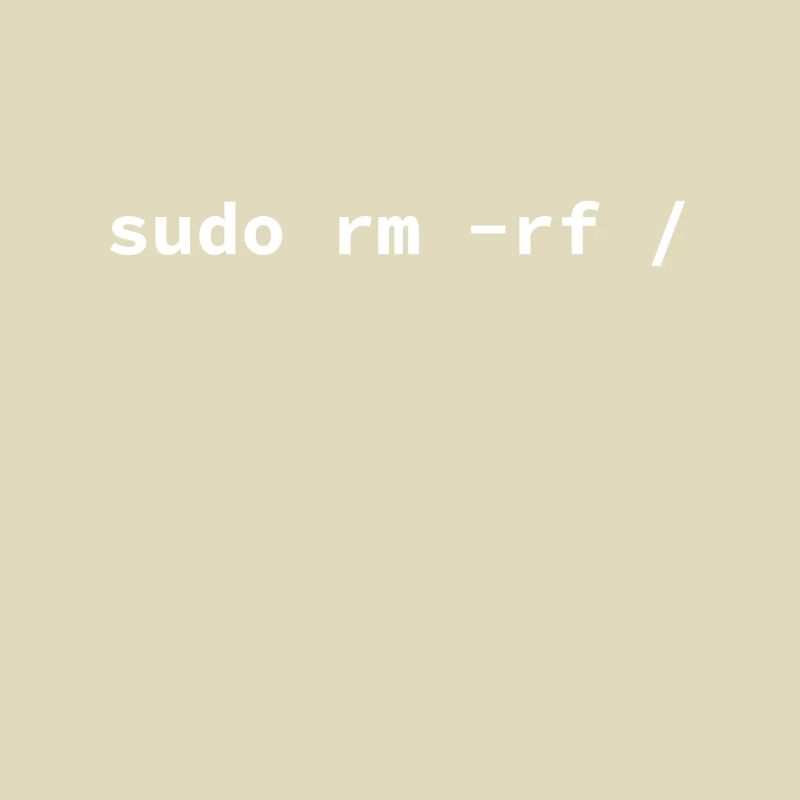 Computer - Sudo rm -rf / Tux Linux Penguin -