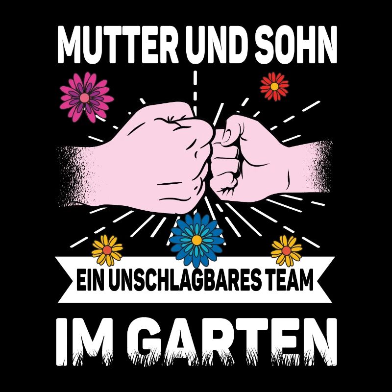 Mutter Sohn Garten