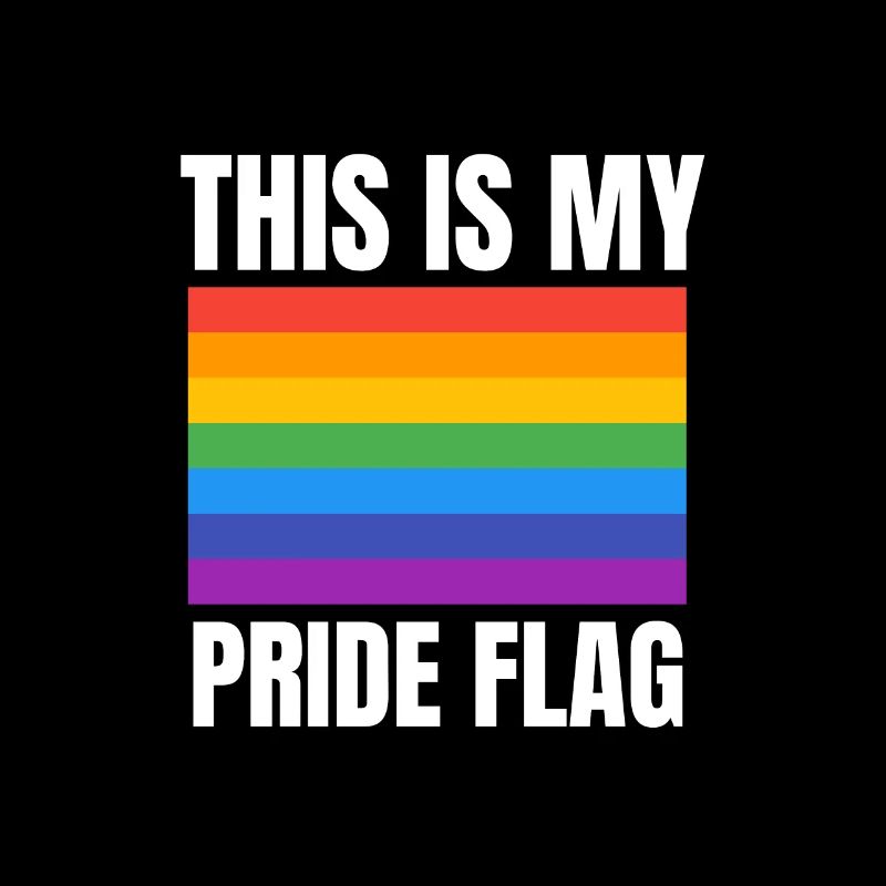 This Is My Pride Flag - LGBT Pride Flag Gift