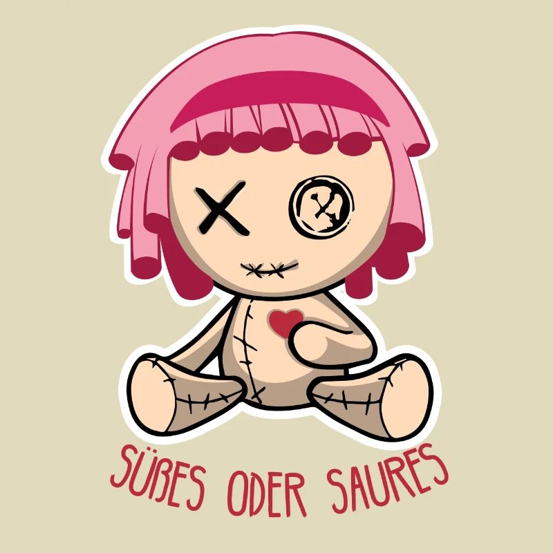 Halloween Puppe - Süßes oder Saures