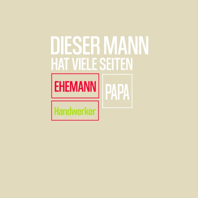 Ehemann Papa Handwerker