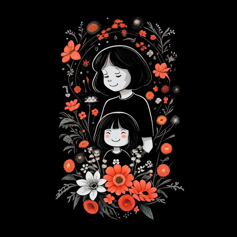 Mama und Tochter