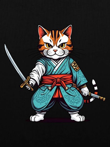 Samurai cat