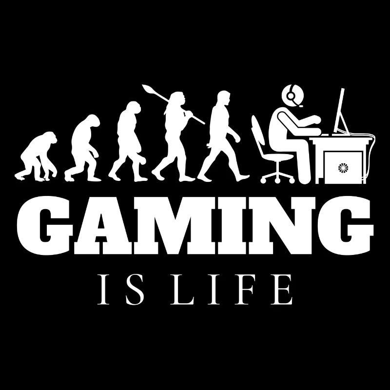 Gaming Gamer Evolution Geschenk