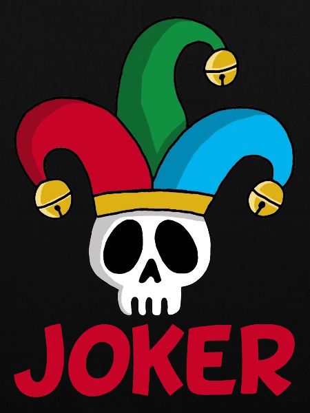 Joker and skull