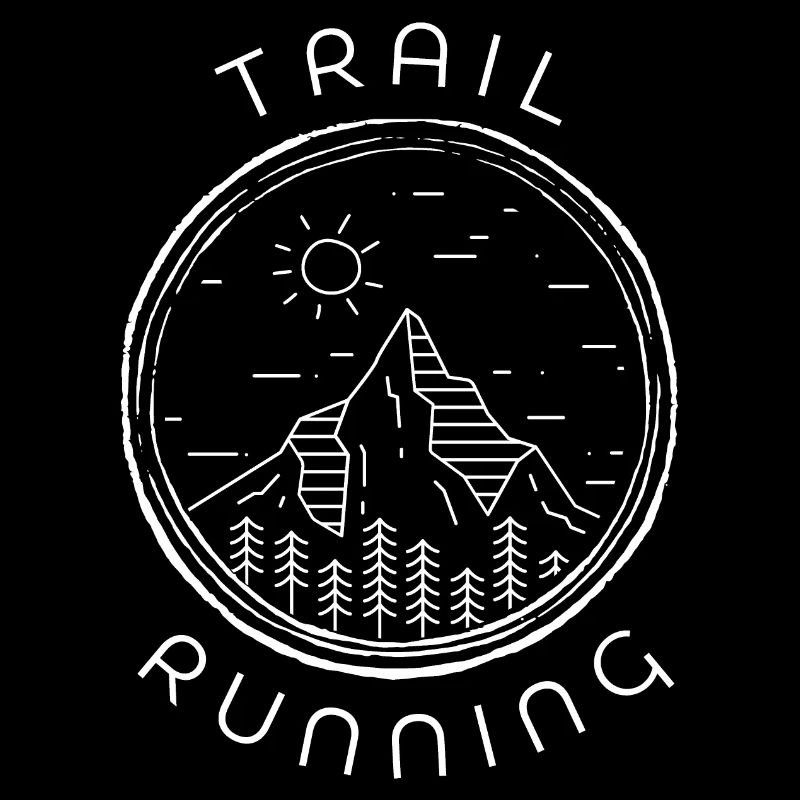 Trail Running Mountains Forest Sun