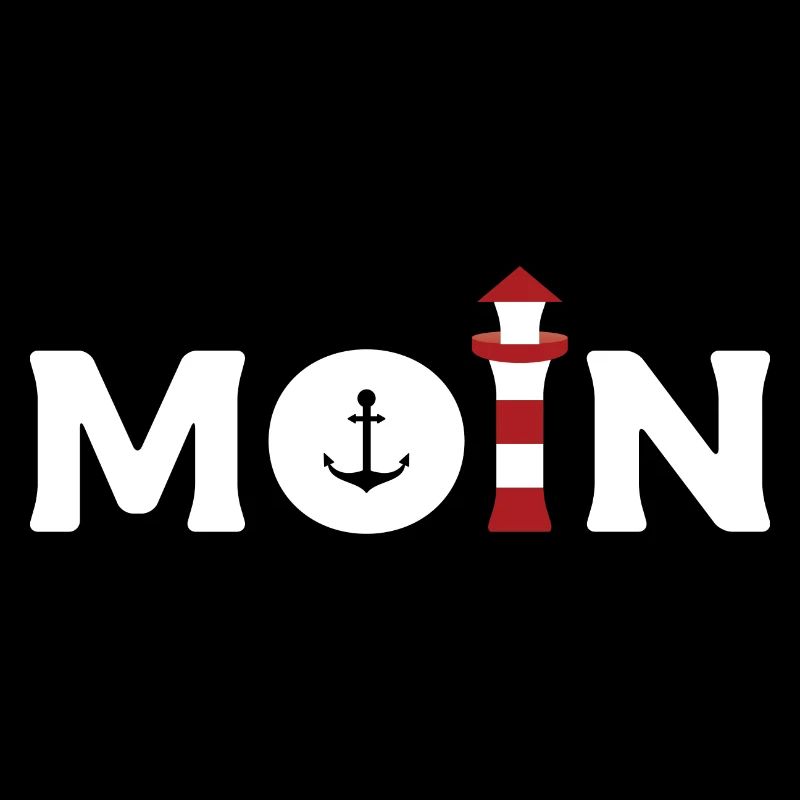 Moin - anchor and lighthouse