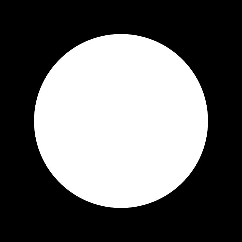 White Round White Dot White Circle
