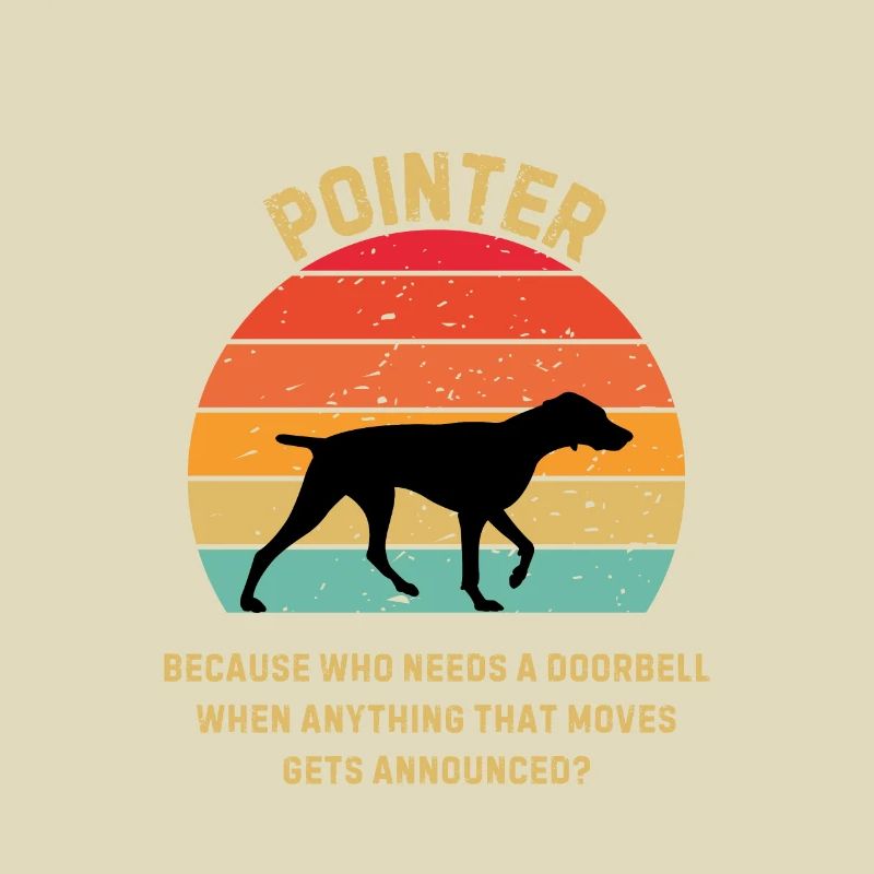 Pointer Retro Sunset