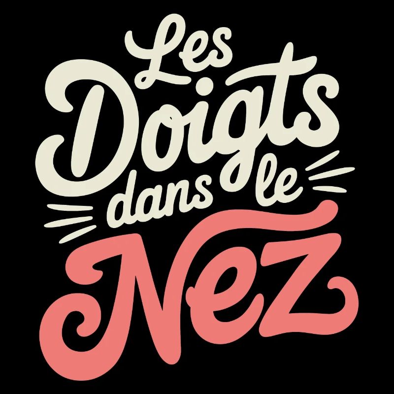 Les doigts dans le nez