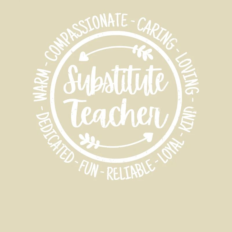 Substitute Teacher Teaching Educating Educator