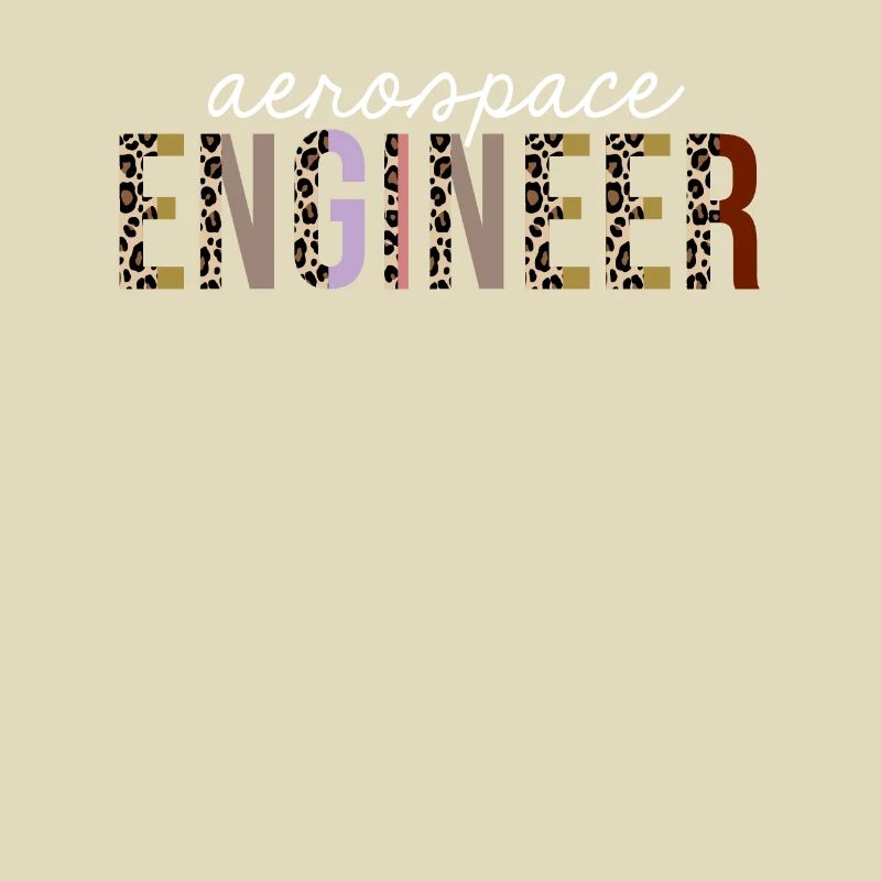 Aerospace Engineer Leopard Print Funny Gift