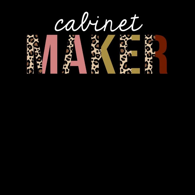 Cabinet Maker Leopard Print Lustiges Geschenk
