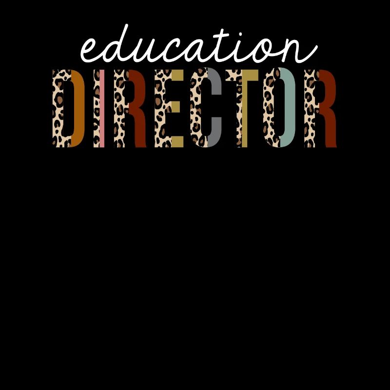 Directeur de l’éducation Leopard Print Funny Gift