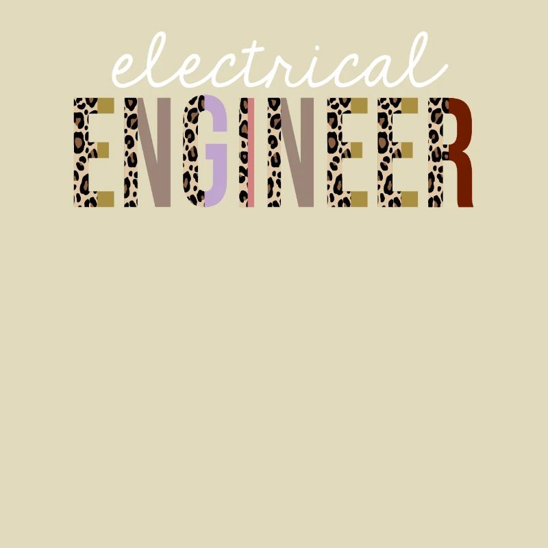 Electrical Engineer Leopard Print Funny Gift