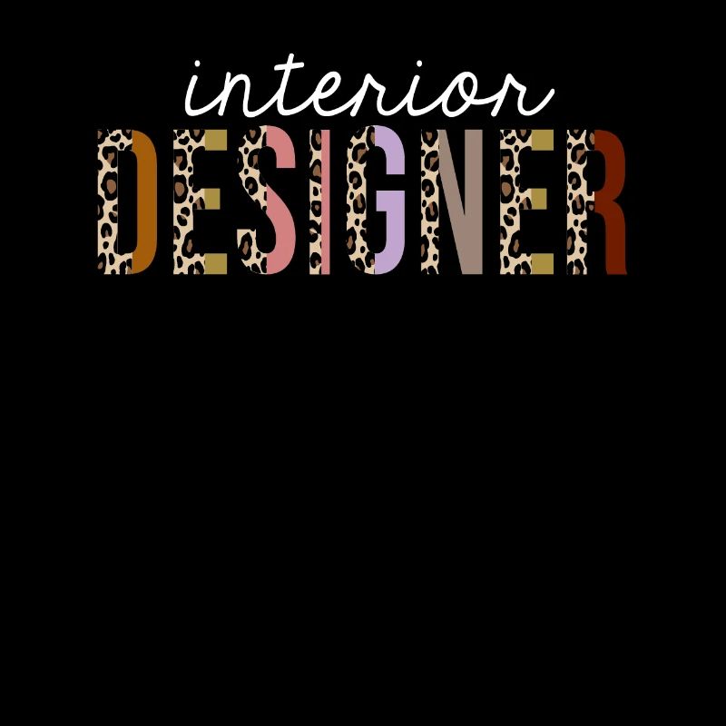Interior Designer Leopard Print lustiges Geschenk