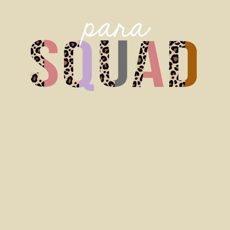 Para Squad Leopard Print Funny Gift