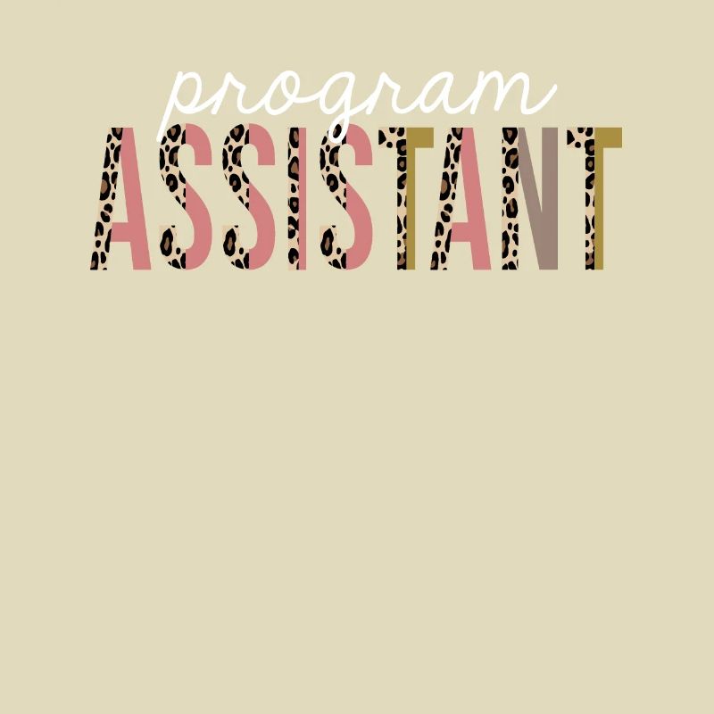 Assistant de programme Leopard Print Funny Gift