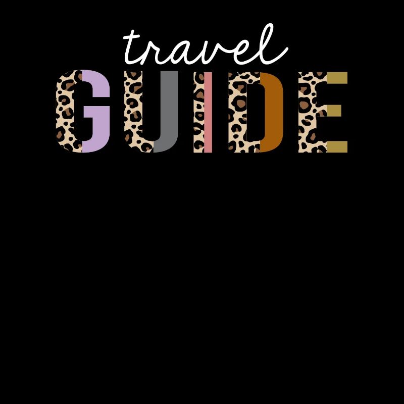 Travel Guide Leopard Print Funny Gift
