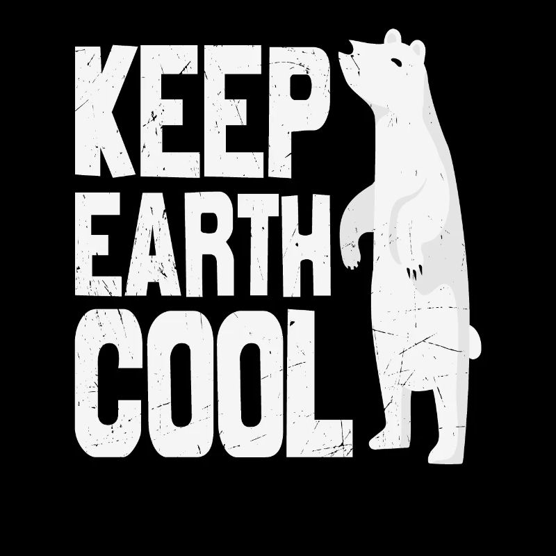 Keep Earth Cool Earth Protect Polar Bear Animal
