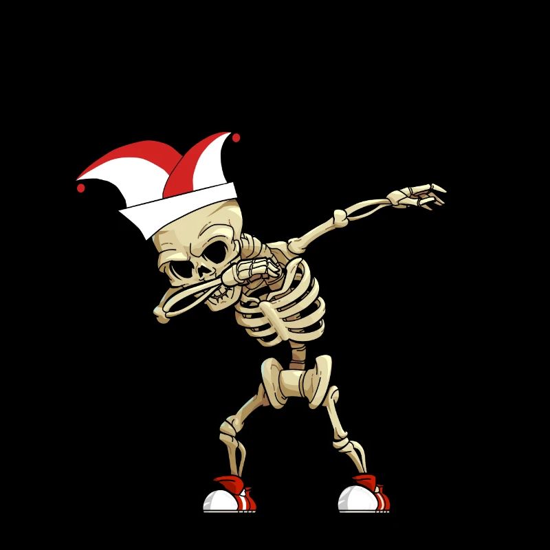 Carnaval Kölle Alaaf Dabbing Squelette Fun