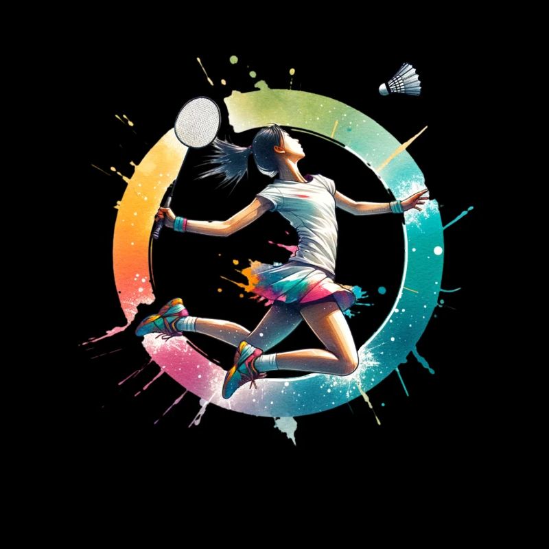 Design de badminton cool