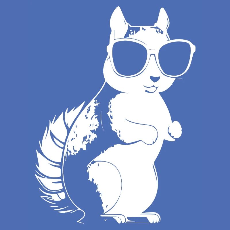 Lustiges Eichhörnchen mit Sonnenbrille Eichhörnchen