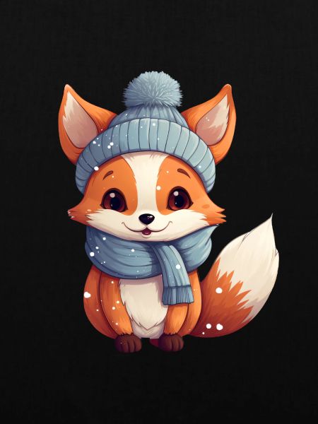 Tiere im Winter Fuchs