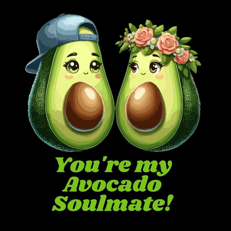 Avocado Paar Liebe