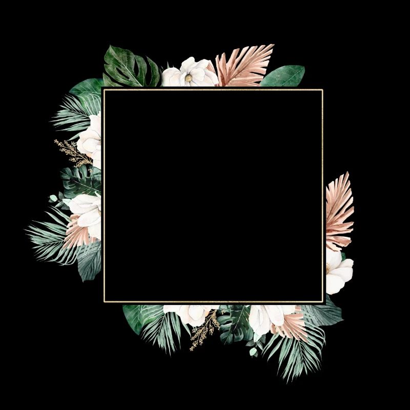 Modern Flowers Tropic customizable