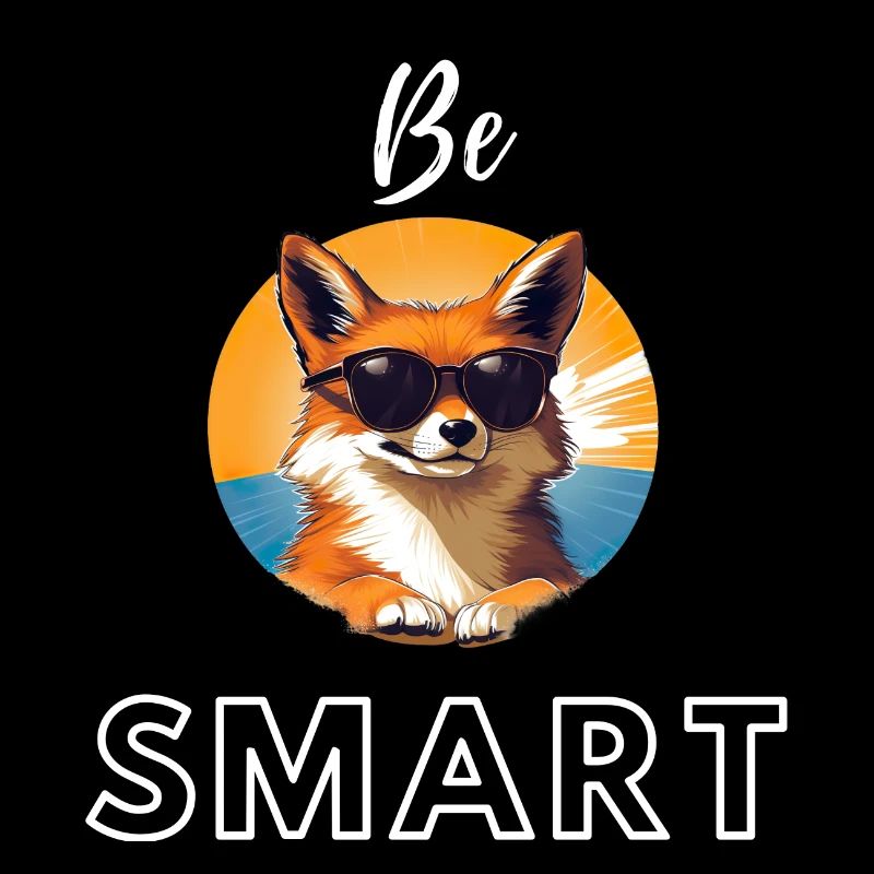 Fuchs -Be smart -mit Sonnenbrille