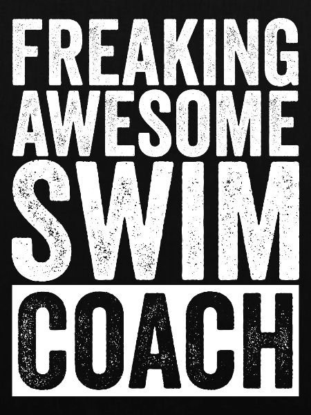 Lustiger Schwimmtrainer Trainingsleiter