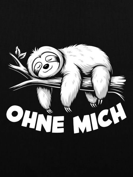 Süßes schläfriges Faultier ohne mich