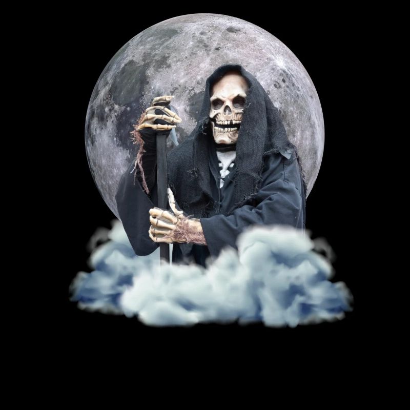 Totenkopf Sensenmann
