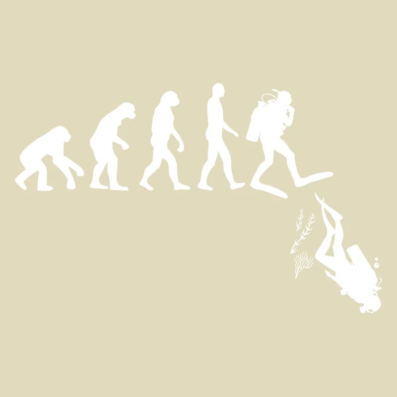 Tauchen Evolution Diver Humor Tauchen