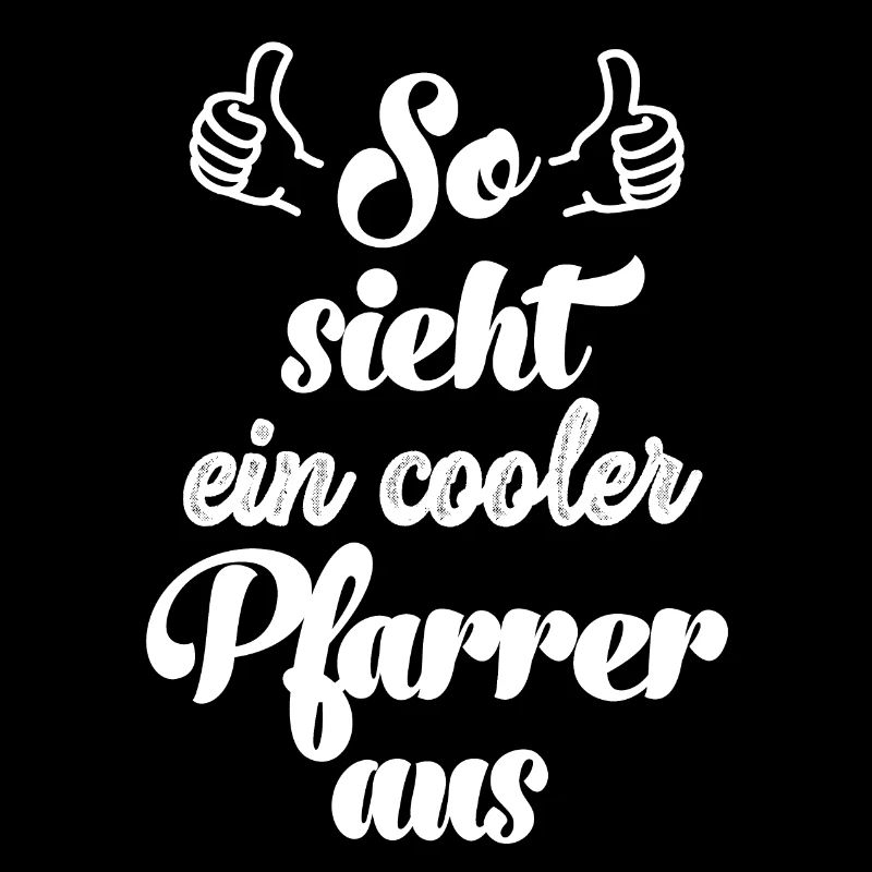 So sieht ein cooler Pfarrer aus Pastor Kirche Gott