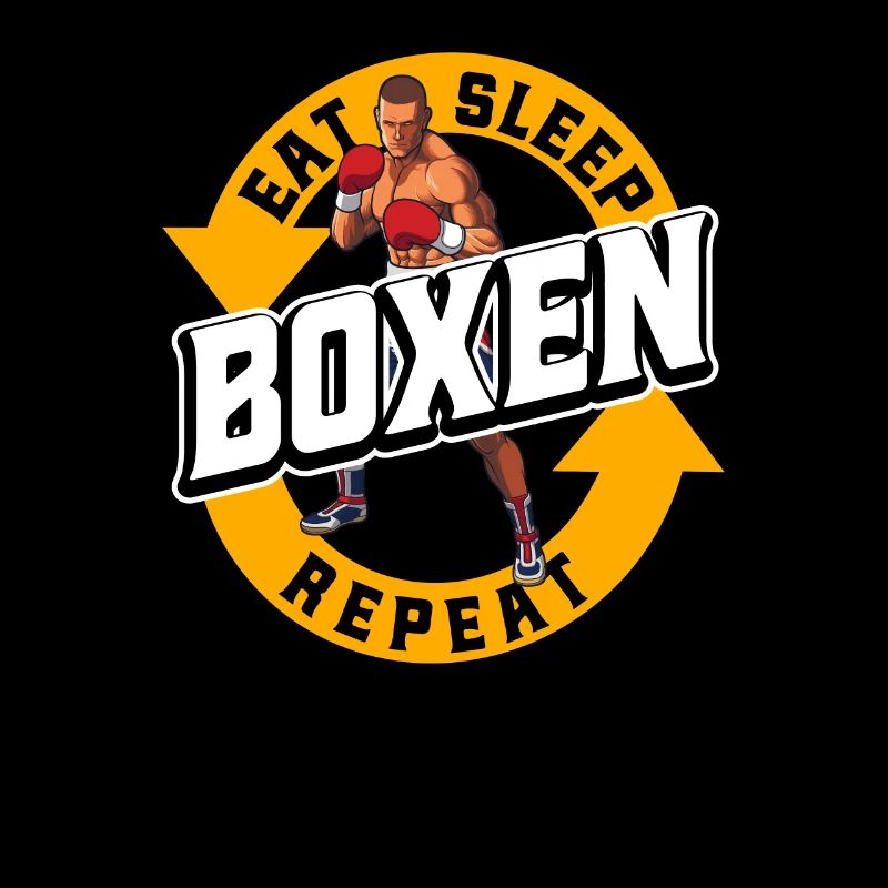 Manger Sommeil Boxe Répéter Boxer Boxe Boxe