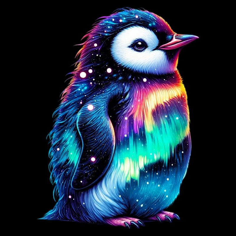 Aurora Borealis Pinguin