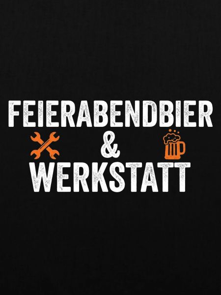 Feierabendbier & Werkstatt – Handwerker T-Shirt