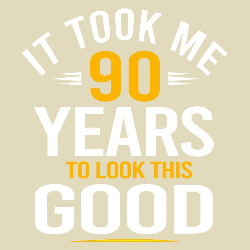 Conception du 90e anniversaire, m’a pris 90 ans, 90 ans