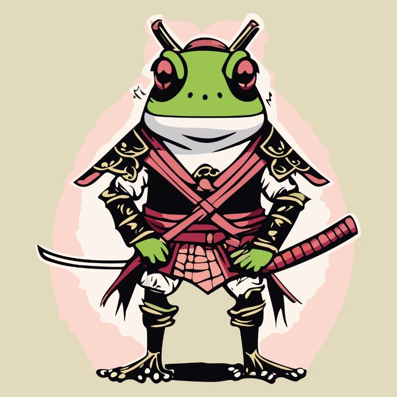 Frosch Samurai