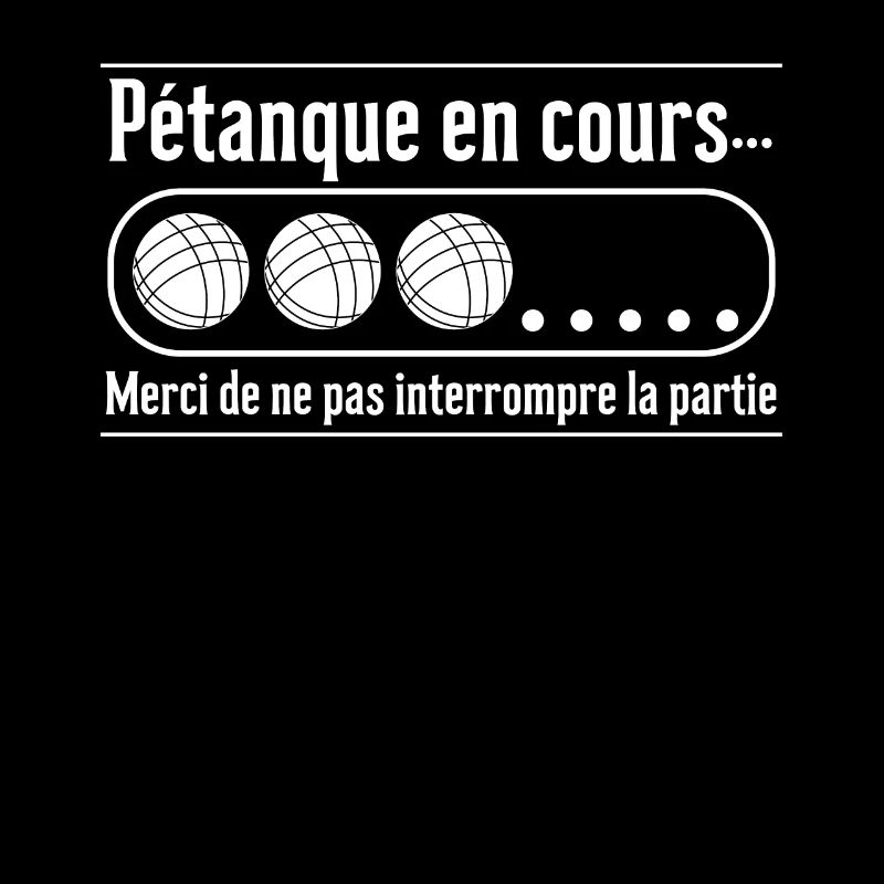 Pétanque En Cours De Ne Pas Interrompre La Partie