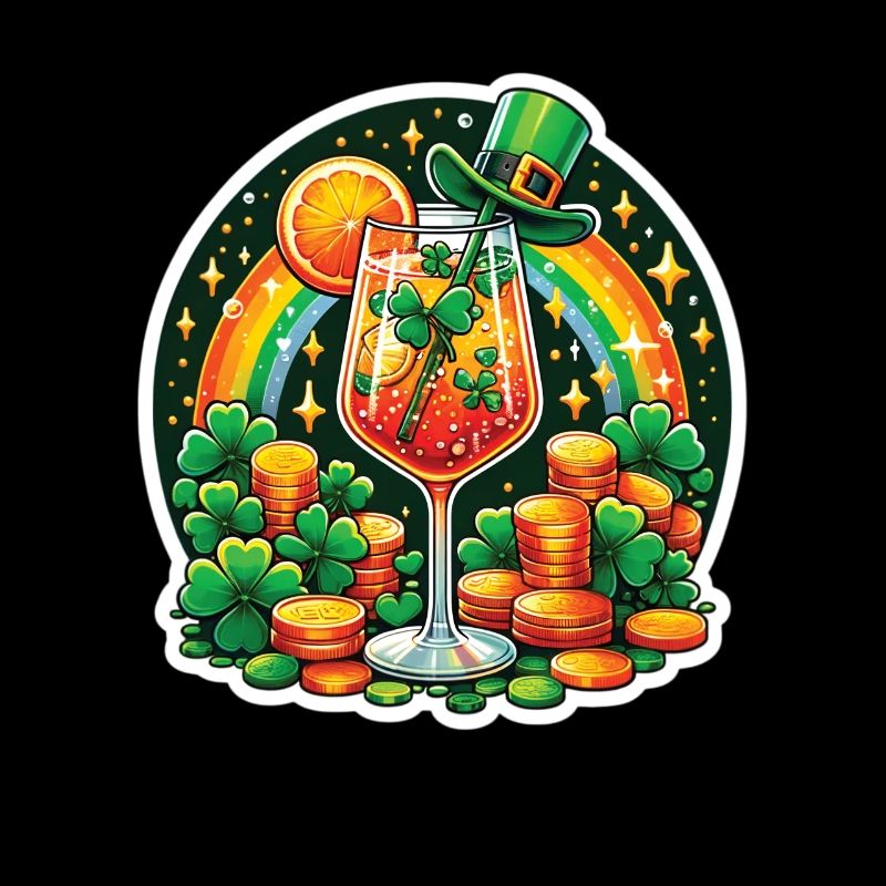 Fête de la Saint-Patrick Spritz Apéritif Célébrations Shamrock