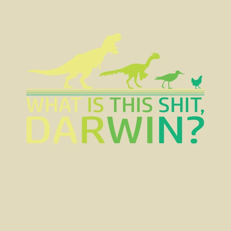 Funny Evolution Dino Dinosaur Darwin T-Rex