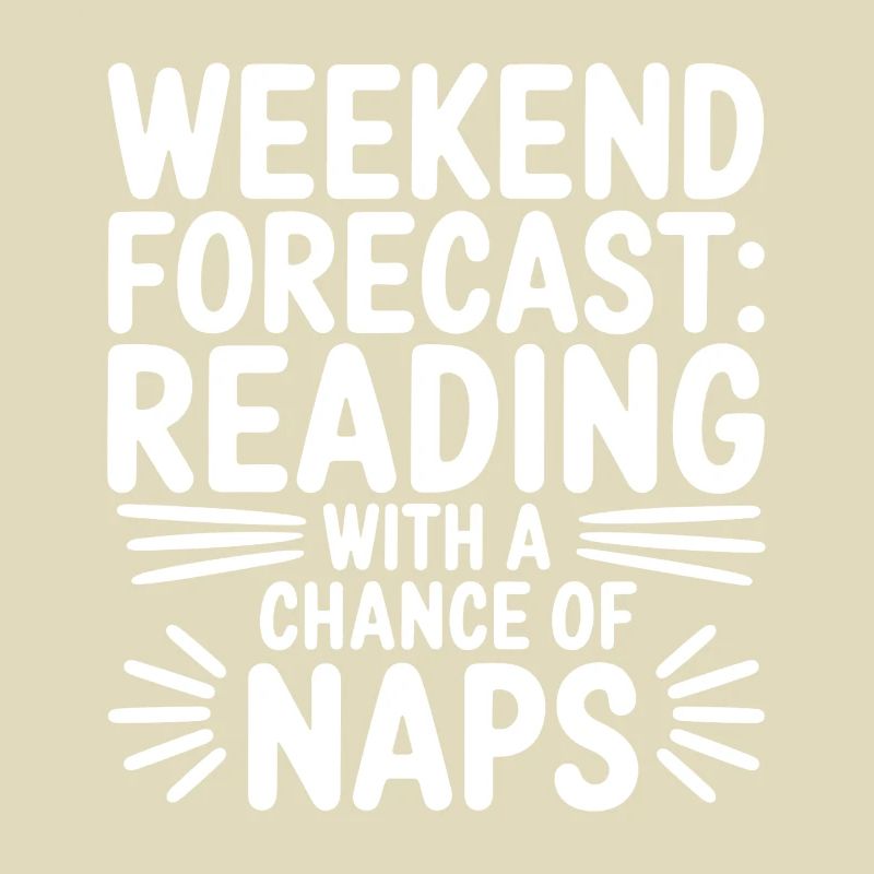 Wochenendvorhersage-Lesung mit der Möglichkeit eines Nickerchens